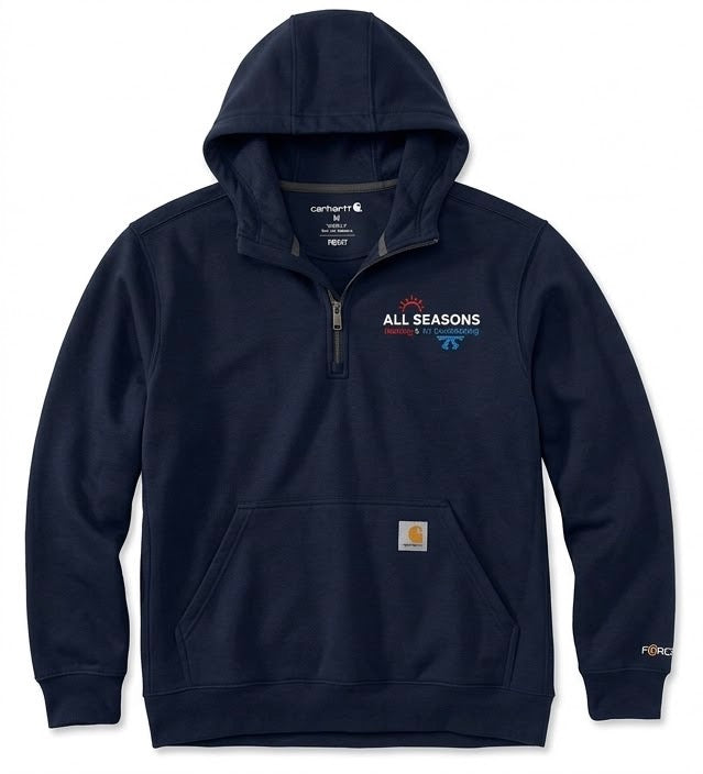 Carhartt Midweight 1/4 Zip Hooded Sweatshirt